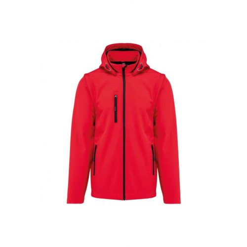 Unisex 3-layer levehető ujjú softshell dzseki