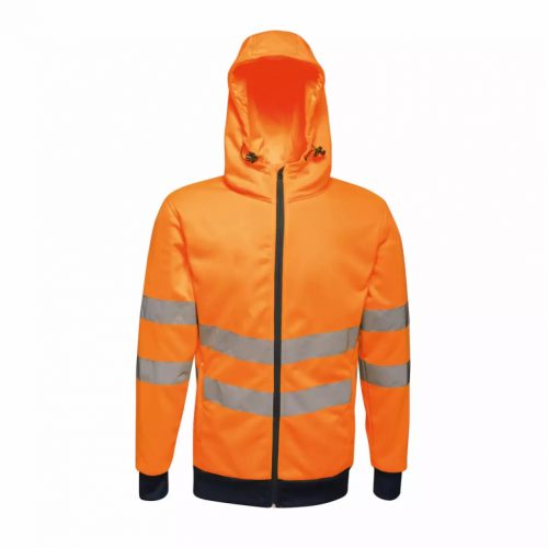 Hi Vis Zip Hoodie dzseki