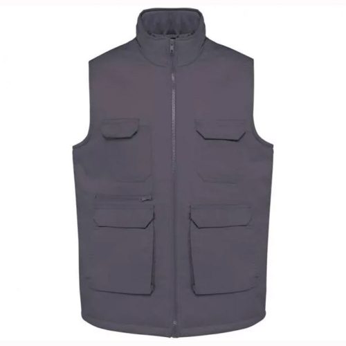 UNISEX PÁRNÁZOTT MULTI-POCKET POLYCOTTON VEST