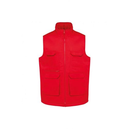 UNISEX PÁRNÁZOTT MULTI-POCKET POLYCOTTON VEST